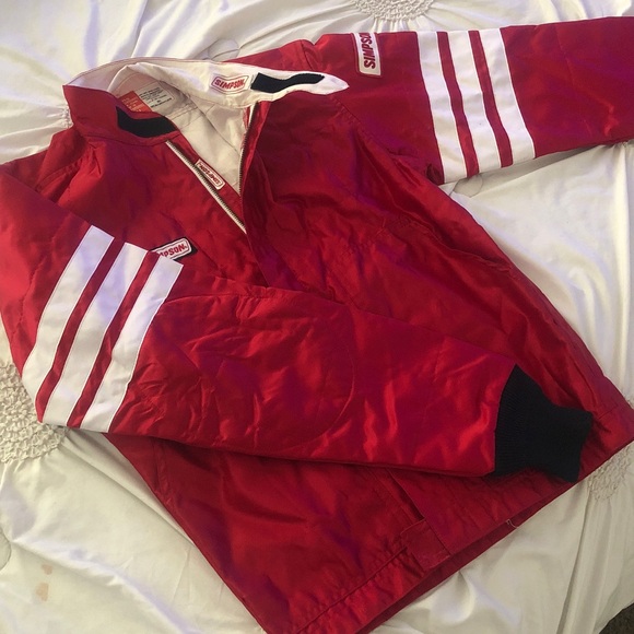 Vintage Simpson Red Racing Jacket - Picture 4 of 5